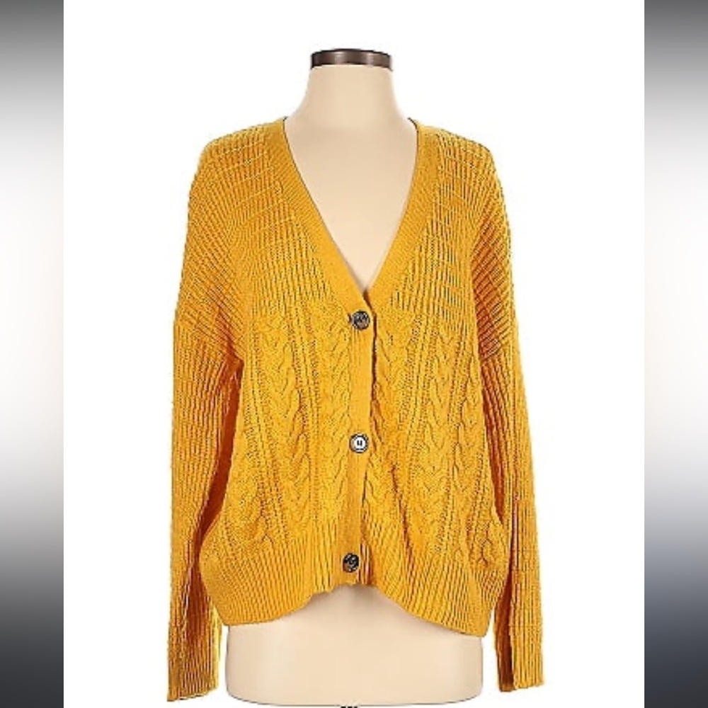 Splendid Cable Knit Sweater Relaxed Fit Size Medium